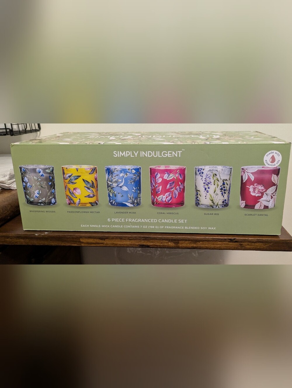 Simply Indulgent Soy Candles, Set Of 6
